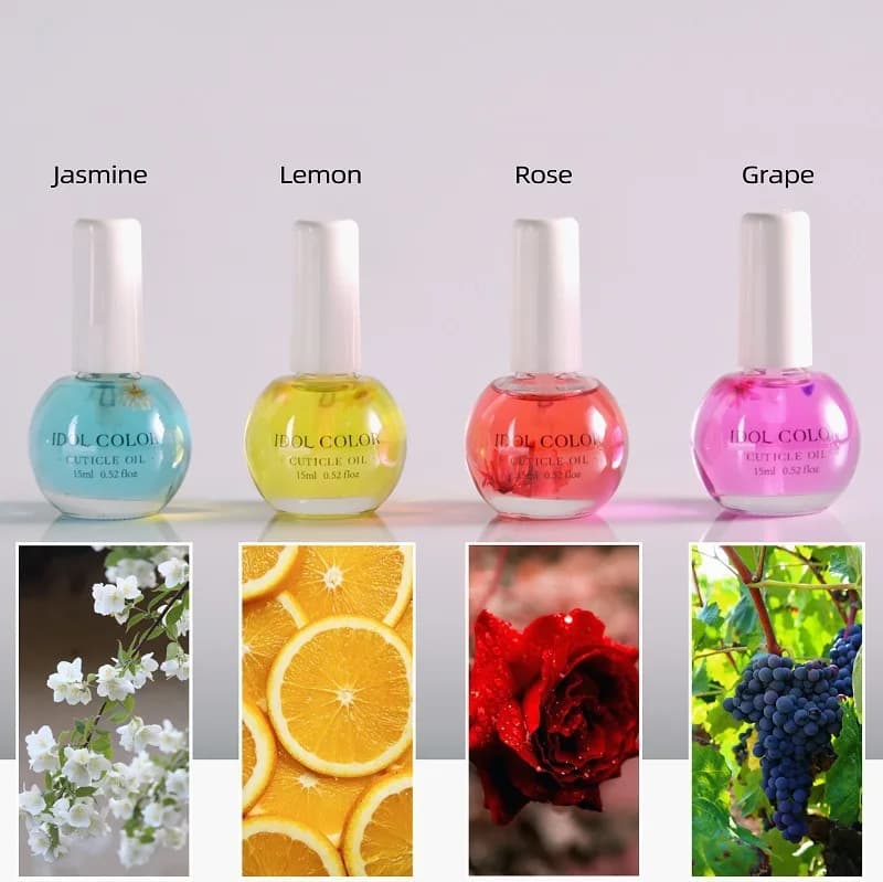 Huile de fleurs séchées pour manucure, 15ml, 8 documents