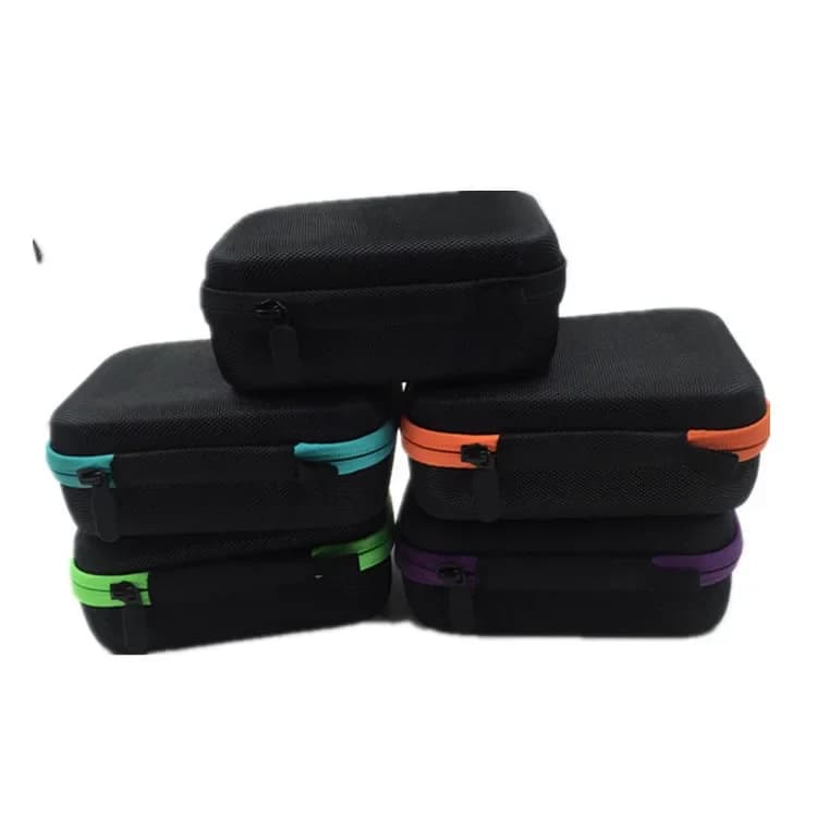 Boîte de stockage d'huiles essentielles Portable, 12 compartiments, boîte d'emballage d'huile de protection résistante aux chutes, sac à cosmétiques, 15ml/10ml
