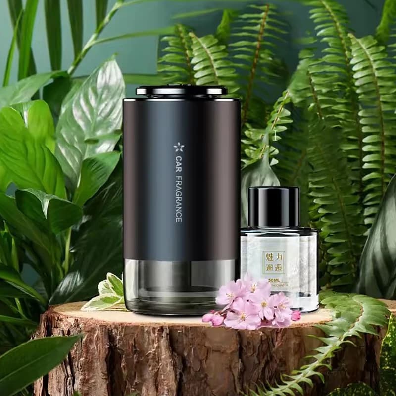 Diffuseur d'huiles essentielles pour voiture, spray intelligent, aromathérapie, alliage d'aluminium, démarrage à bord, diffuseur de parfum, désodorisants de voiture