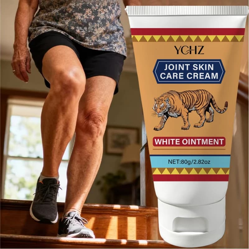 Stick de crème de massage corporel Tiger, contenant une mélange de vitamine E et d'huile d'olive, hydrate en profondeur, facile à appliquer, non gras - 80g