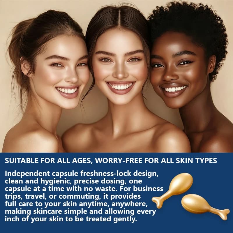Capsules de sérum à la vitamine C+E, capsules d'essence à usage unique, hydratantes et nourrissantes pour la peau du visage, 60 capsules/flacon - 1 flacon