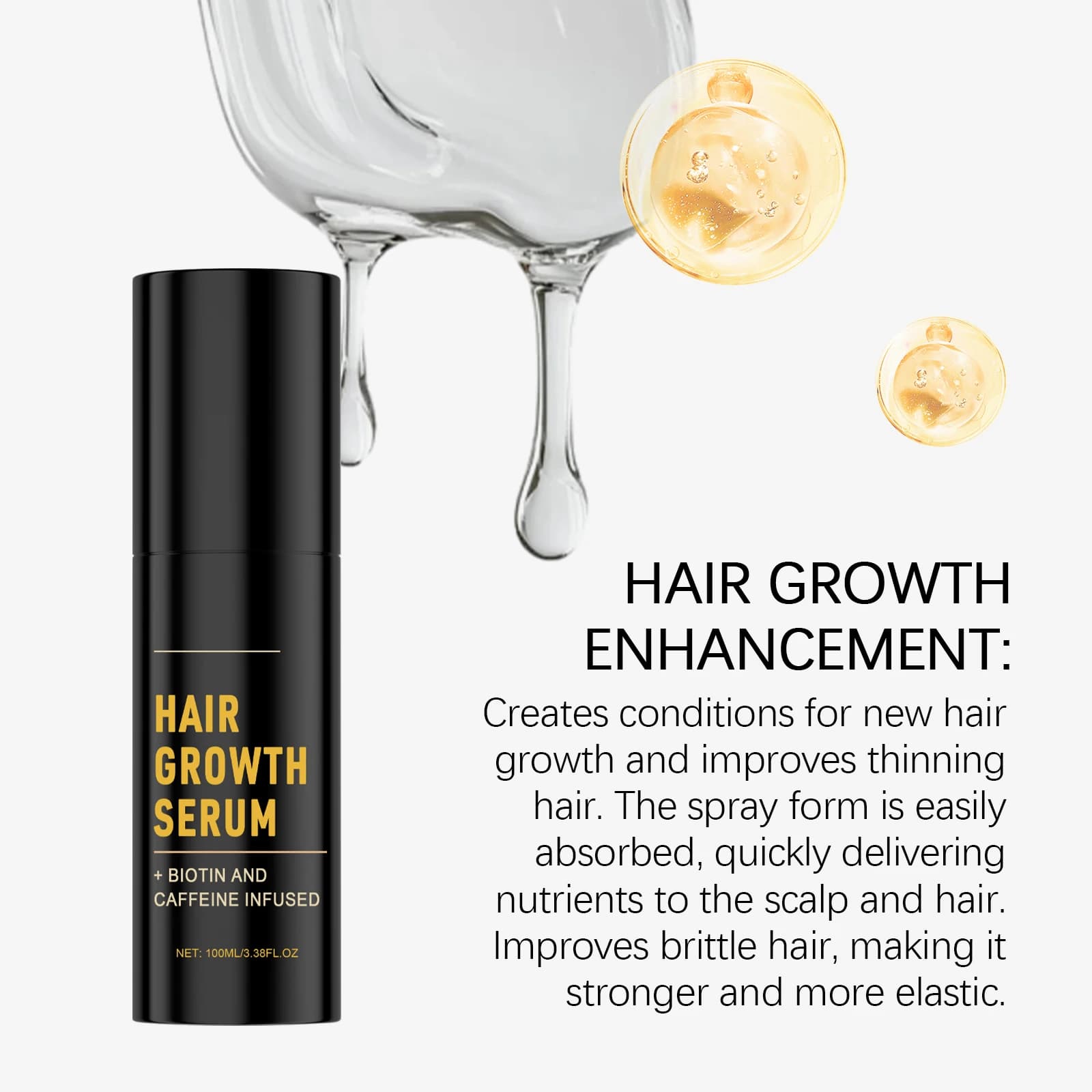 Sérum de croissance des cheveux