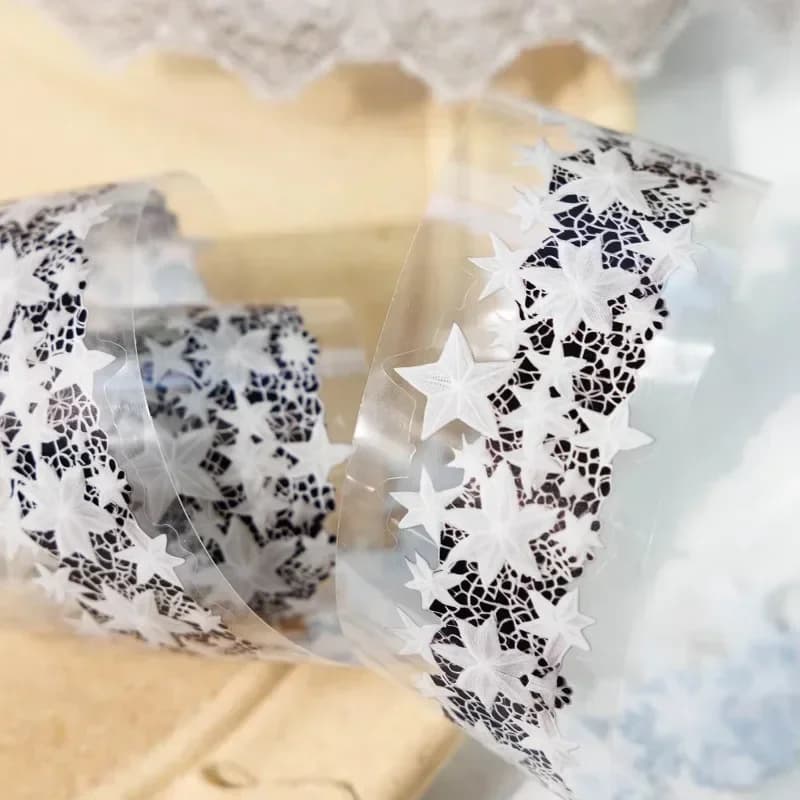 Ruban Adhésif Vintage en Dentelle pour Décoration de Manuel