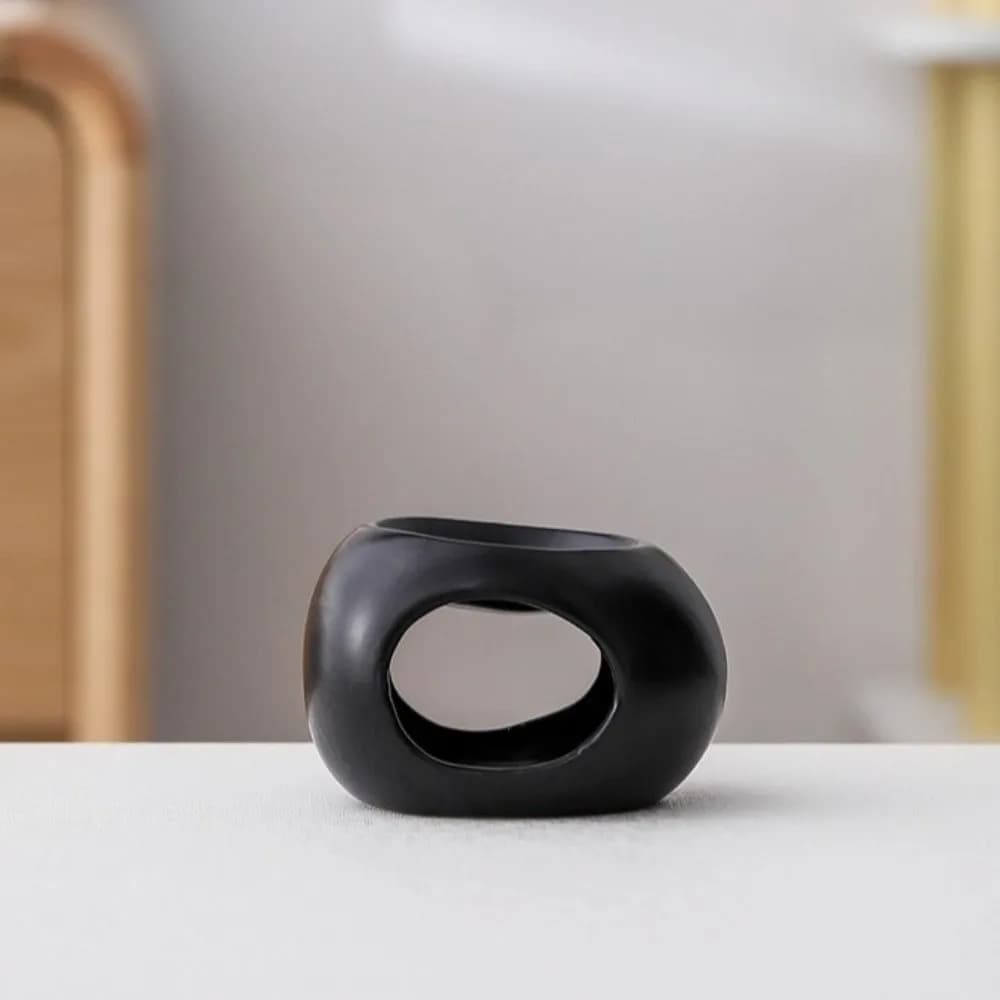 Brûleur d'huiles essentielles en céramique, brûleur d'aromathérapie minimaliste décoratif, support de chauffage de bougie moderne, studio de yoga