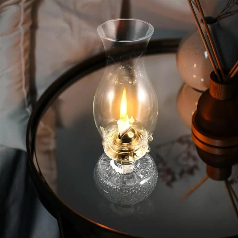 Lèvres-lampe à huile rustique lampes