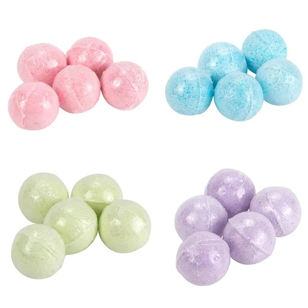 Bombes de bain biologiques naturelles, Mini bombe de Spa pour les pieds, faites à la main, riche en huiles essentielles, hydratant, peau sèche, parfums relaxants, 5 pièces