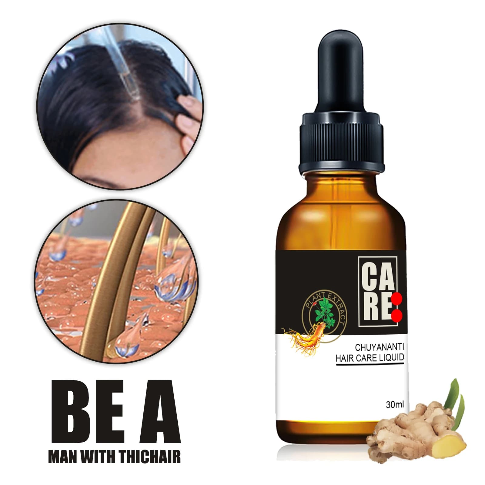 Huile essentielle pour le soin du cuir chevelu Polygonum Multiflorum, huile capillaire hydratante, non grasse, absorption rapide, traitement capillaire réparateur, nourrissant