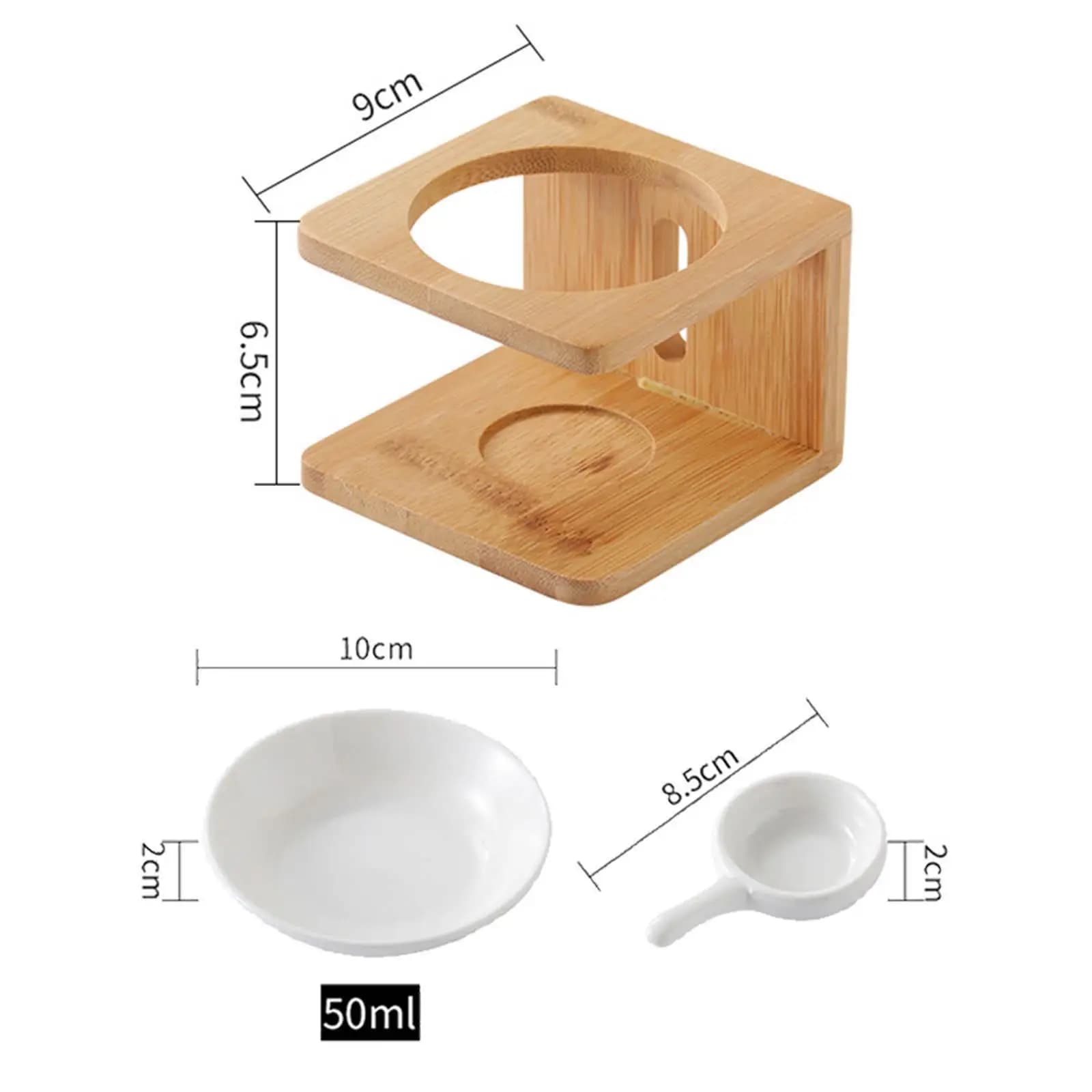 Brûleur d'huile essentielle en céramique avec bougeoir, brûleur de cire parfumée, photophore, pièce maîtresse décorative pour le bureau et la maison
