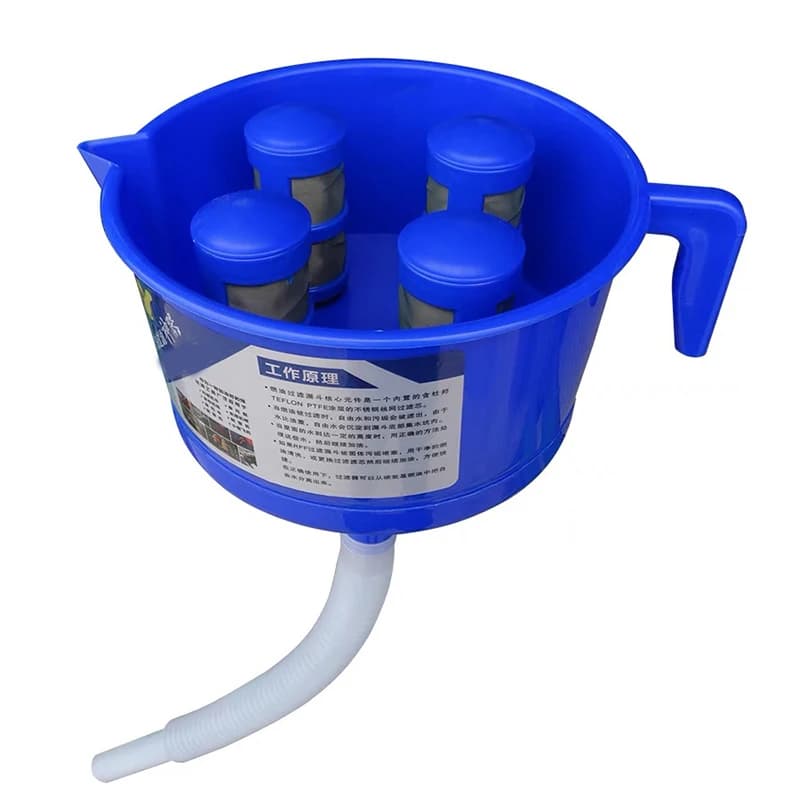 Entonnoir séparateur huile-eau, filtre à essence et Diesel à quatre filtres, impuité d'humidité, filtre d'artefact de séparation de carburant