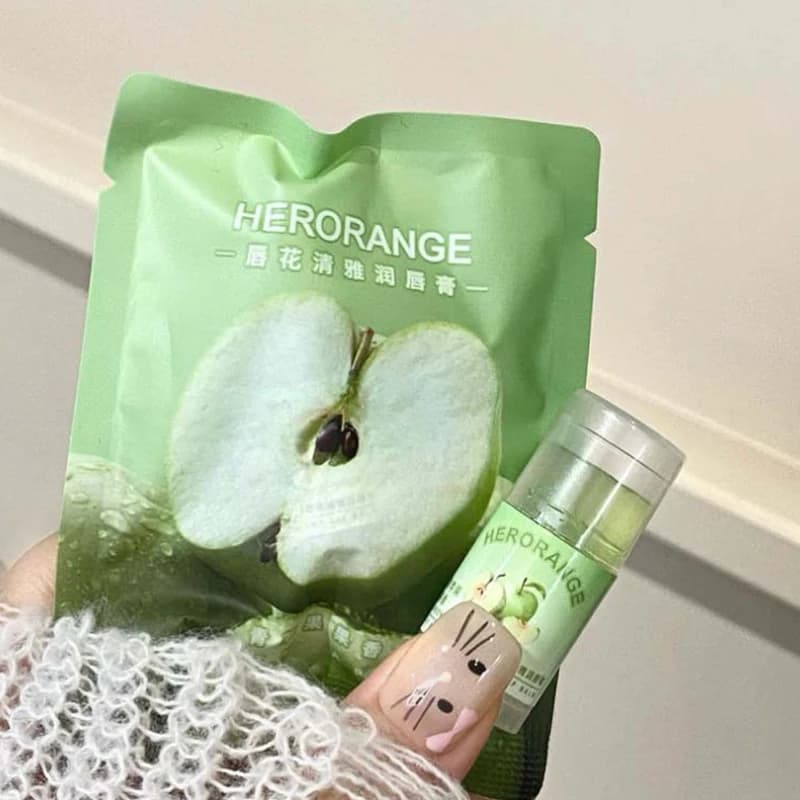 Baume à lèvres hydratant fleur de jasmin noix de coco raisin pomme fruitée crème hydratante fraîche Anti sécheresse nourrir soin des lèvres Gel de gelée