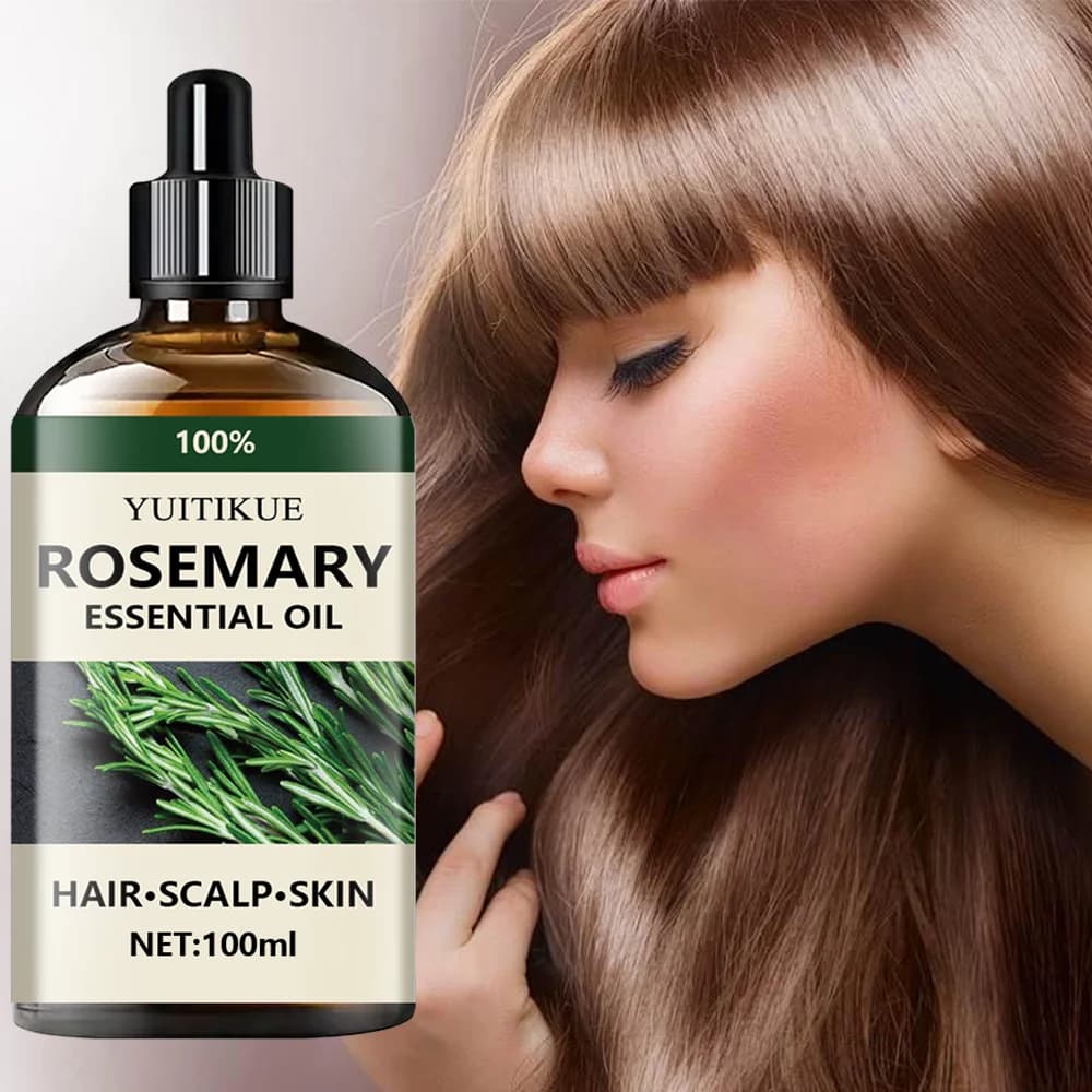 YUITIKUE Huile essentielle de romarin 100% pure | Pour les soins des cheveux