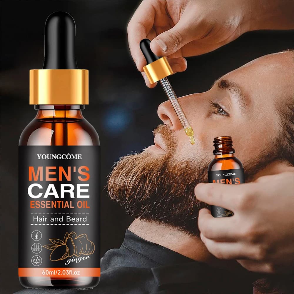 Huile essentielle de barbe pour hommes