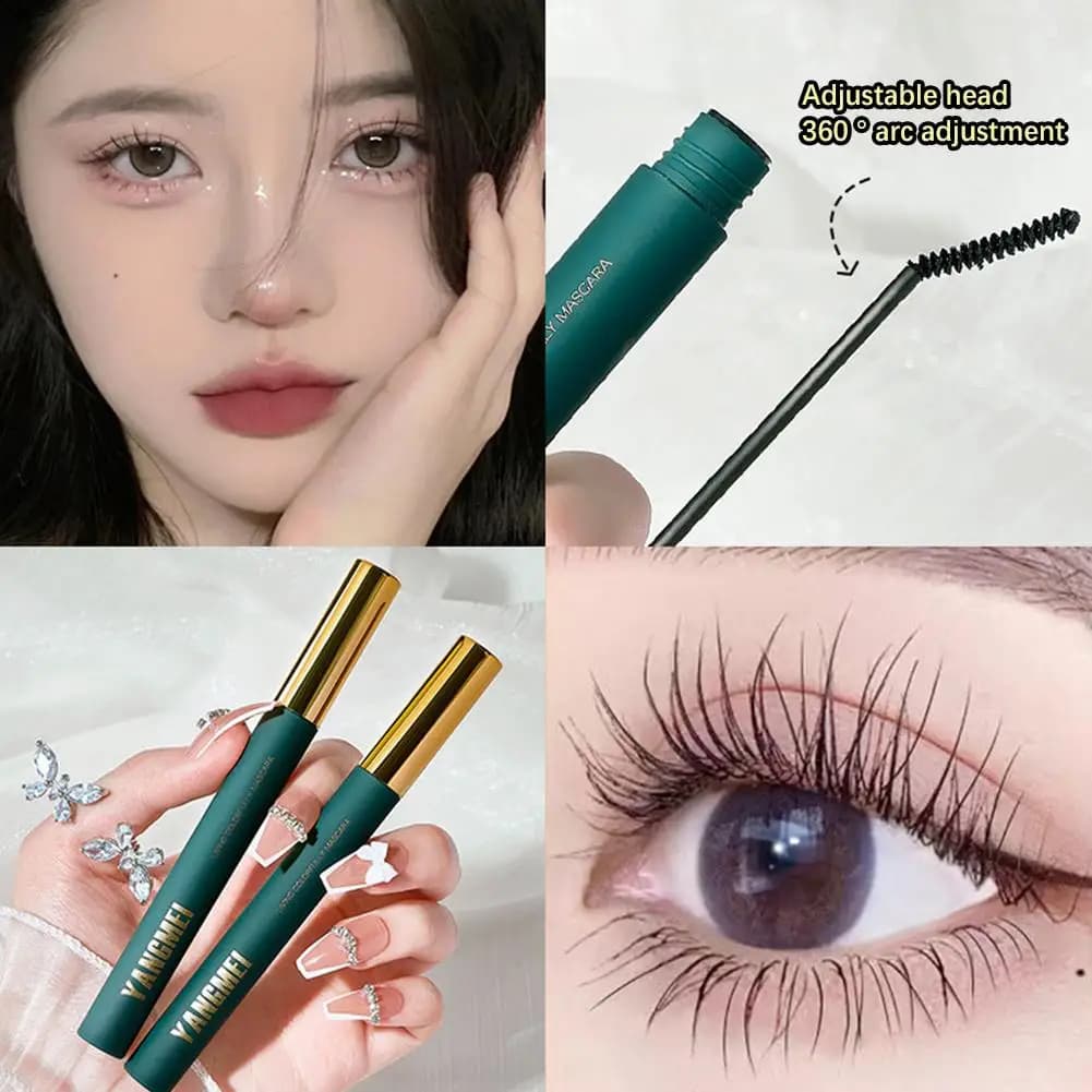 Mascara à friser Ultra-fin, épais, allongeant, longue durée, imperméable, sans taches, maquillage pour un Look naturel