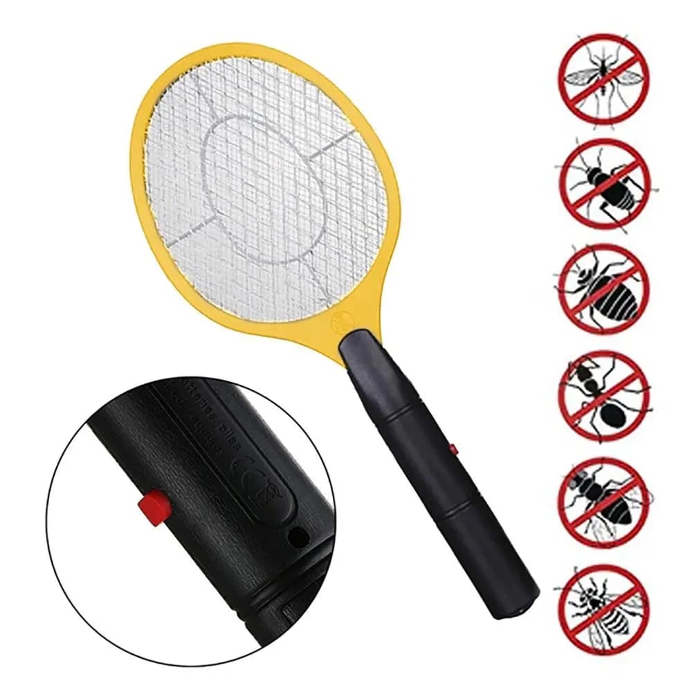 Raquette anti-moustiques électrique portable
