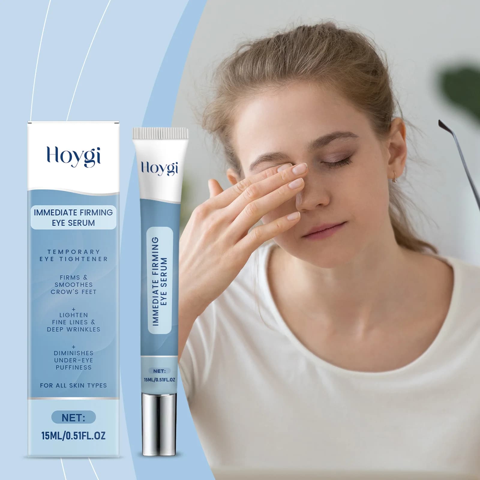 Crème hydratante pour les yeux : Soin doux