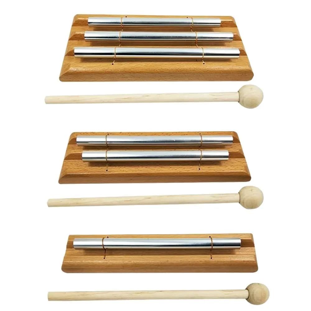 Carillon musical de méditation à 3 tons avec mallette