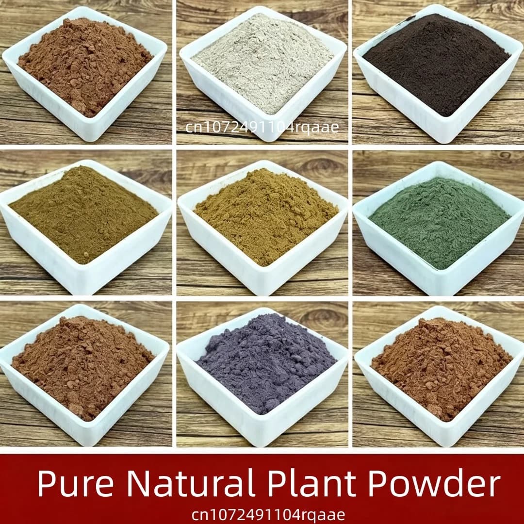 Poudre de plantes naturelles pures de qualité supérieure : Poudre de pois papillon, poudre de roselle, pollen de pin, poudre de feuilles de Ginkgo 500g