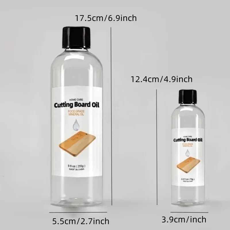 Huile de cire pour bois pour planches à découper en bois massif ; huile minérale blanche de qualité alimentaire pour planches à découper en bambou et en bois.