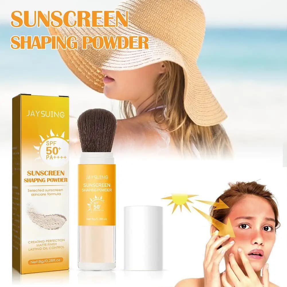 Poudre solaire étanche pour femme