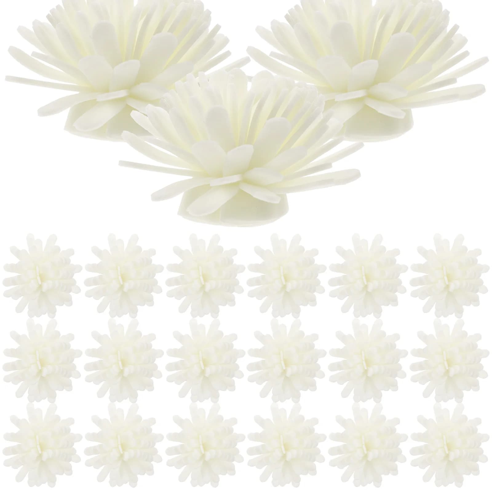 100 pièces Pe fleur diffuseur aromathérapie huile essentielle Mini bureau salle de bain bâtons décor à la maison élégant