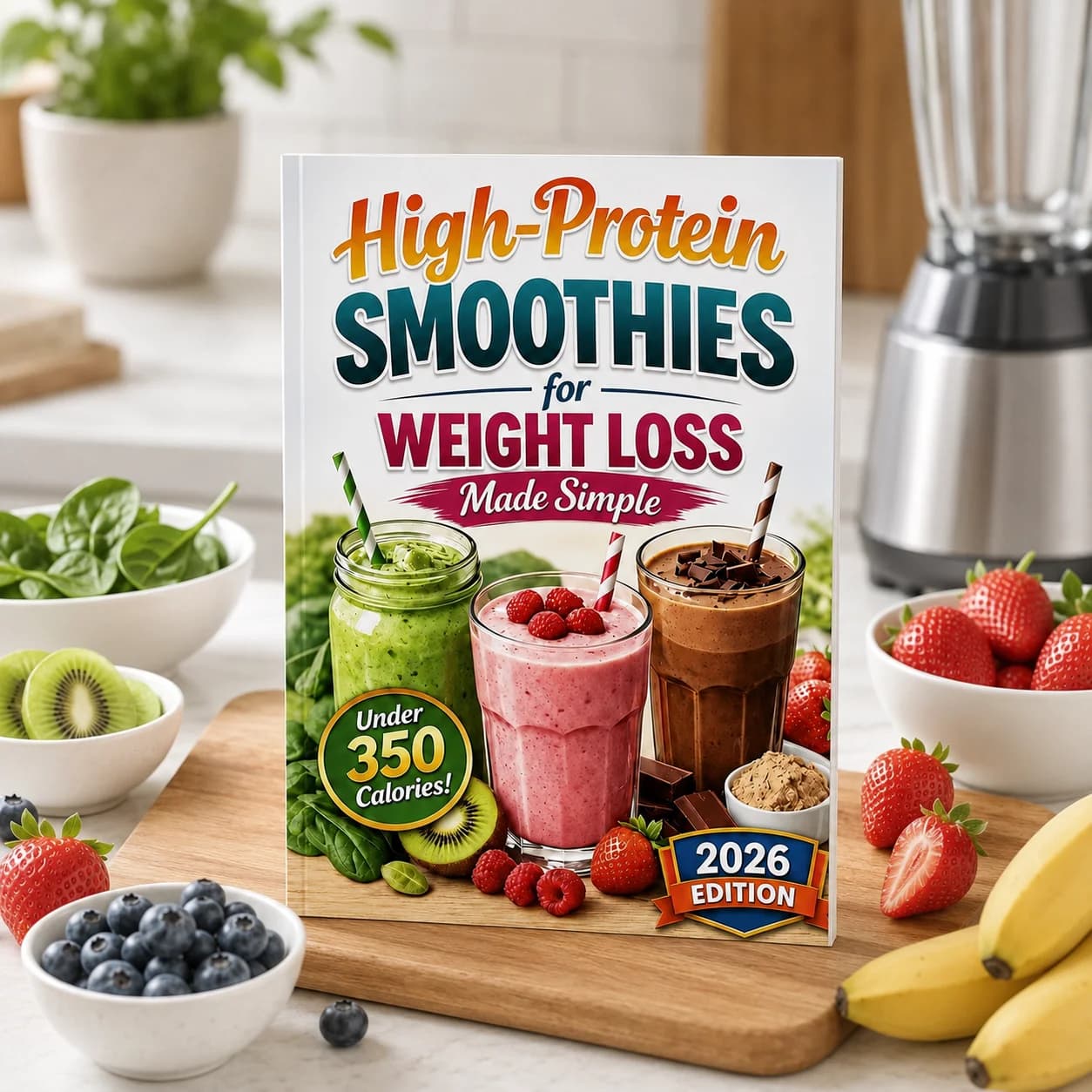 Smoothies riches en protéines pour la perte de poids : Livre de recettes édition 2026 avec des boissons faciles et peu caloric et un guide de préparation des repas
