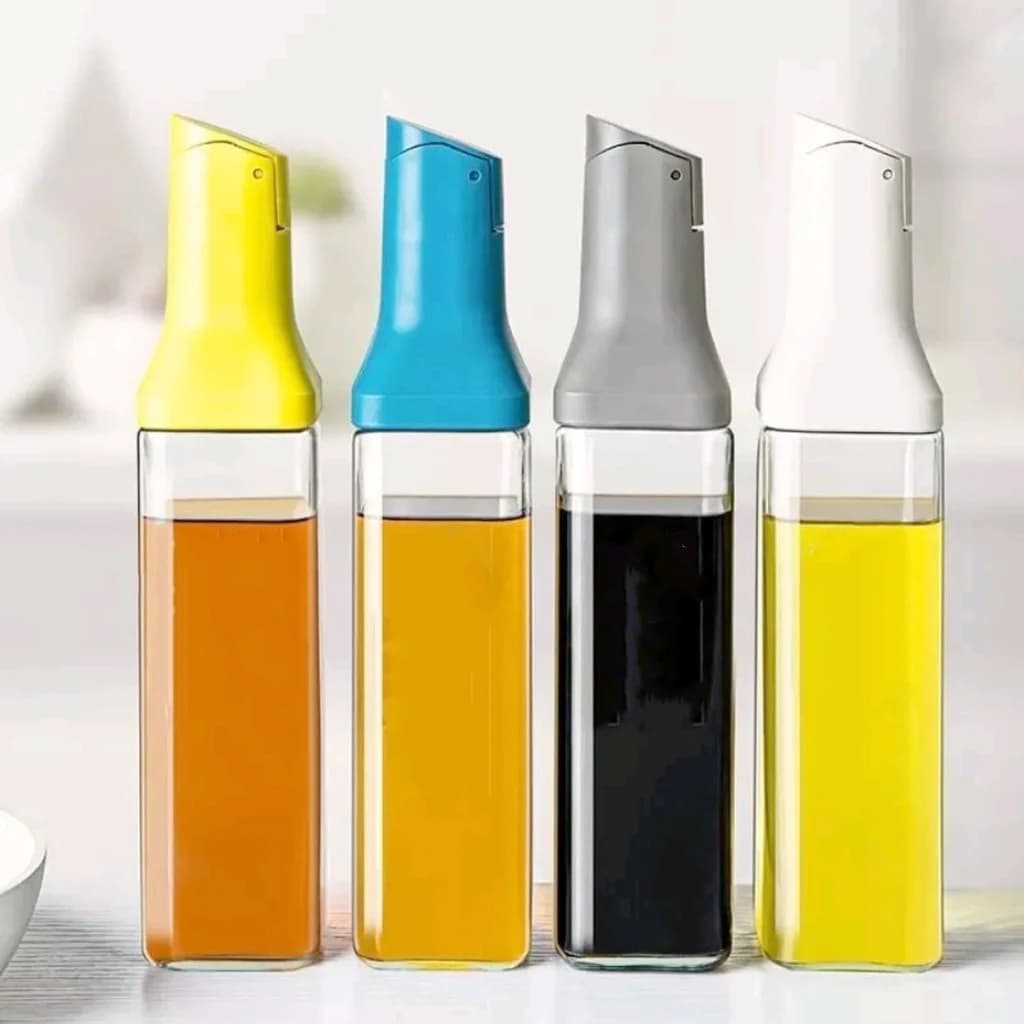 Bouteille d'huile en verre de 500ml