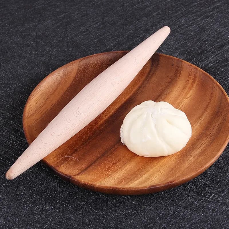 Rouleau à pâtisserie en bois 23/28cm, pour gâteau Fondant, pâte à main, rouleau à pâtisserie, argile, Pizza, boulettes, peau, outils de cuisson de cuisine