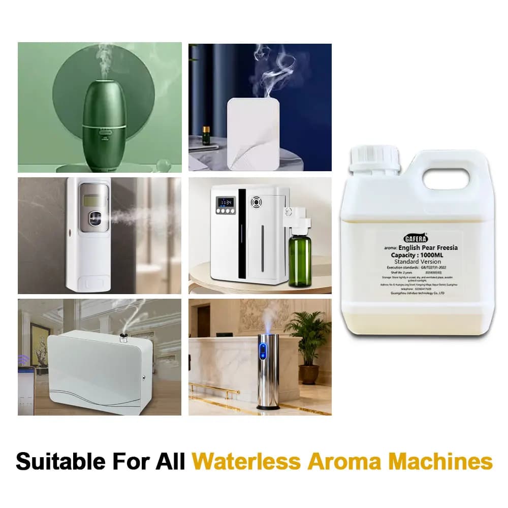 GAFERA 1000ml (33.8 fl.oz) Huiles Essentielles Ritz-Carlton - Pour Tous les Diffuseurs Sans Eau, Huile de Recharge pour Diffuseur d'Arômes et d'Aromathérapie