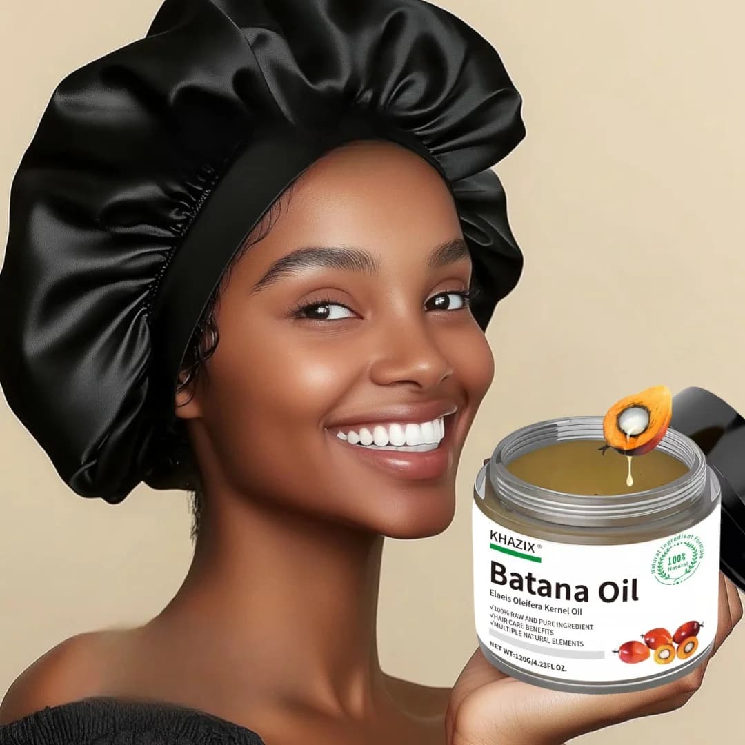 Masque capillaire à l'huile de Batana, contenant de la glycérine et de l'huile de palme, essence naturelle de soin capillaire de Batana, masque capillaire hydratant en profondeur, Ba pur