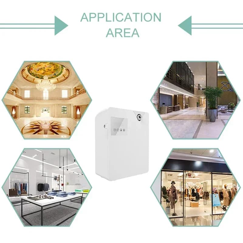 Diffuseur d'arôme pour désodorisant domestique, pulvérisateur d'aromathérapie, dispositif de parfum d'hôtel, Machine de parfum de pièce intelligente, contrôle par application