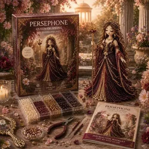 Kit de création de bijoux faits main « Déesse perlée » pour adultes