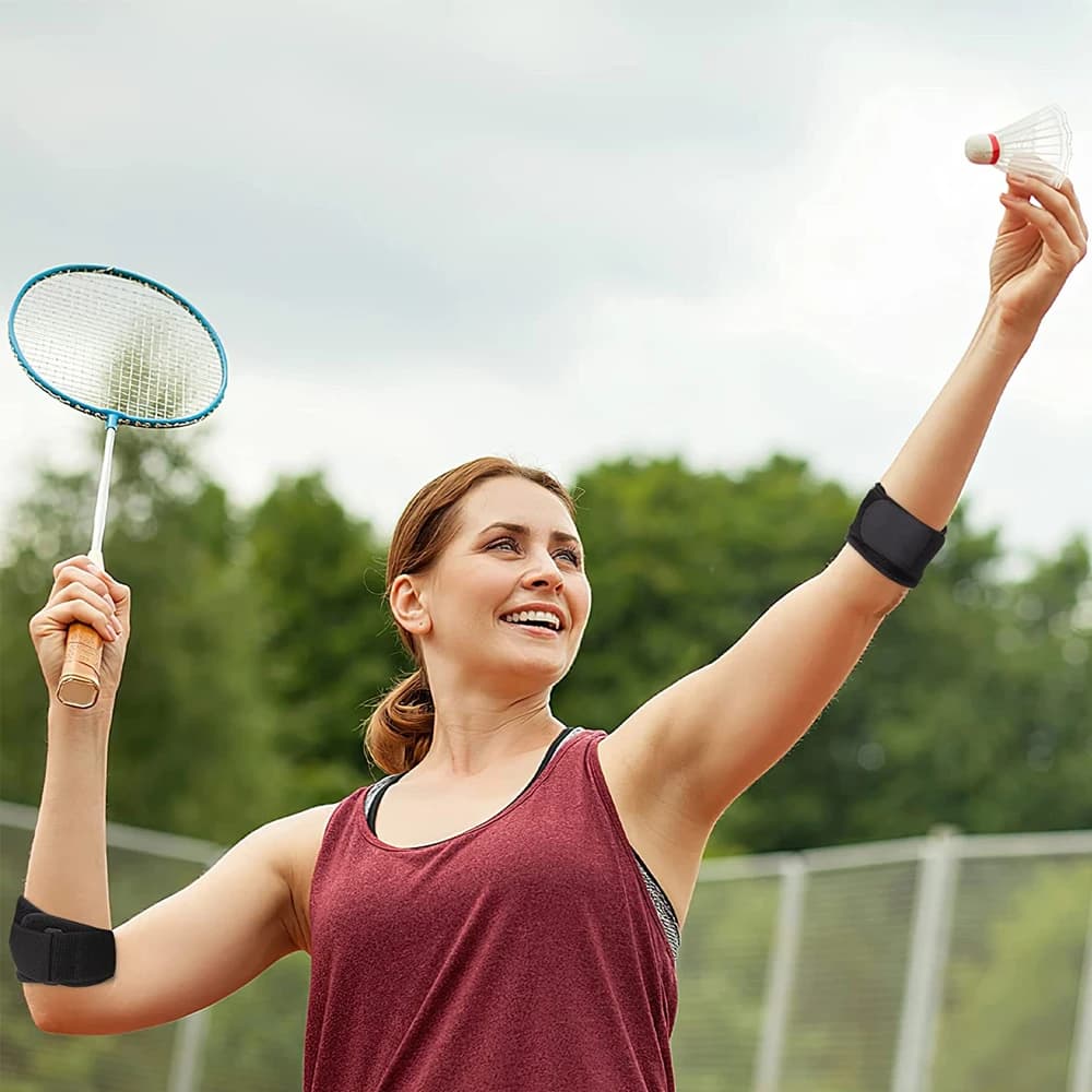 1 pièces attelles de coude de Tennis pour tendinite, sangles d'avant-bras de coude de golfeur et coussinet de Compression, enveloppes de soulagement de la bande de soutien du coude
