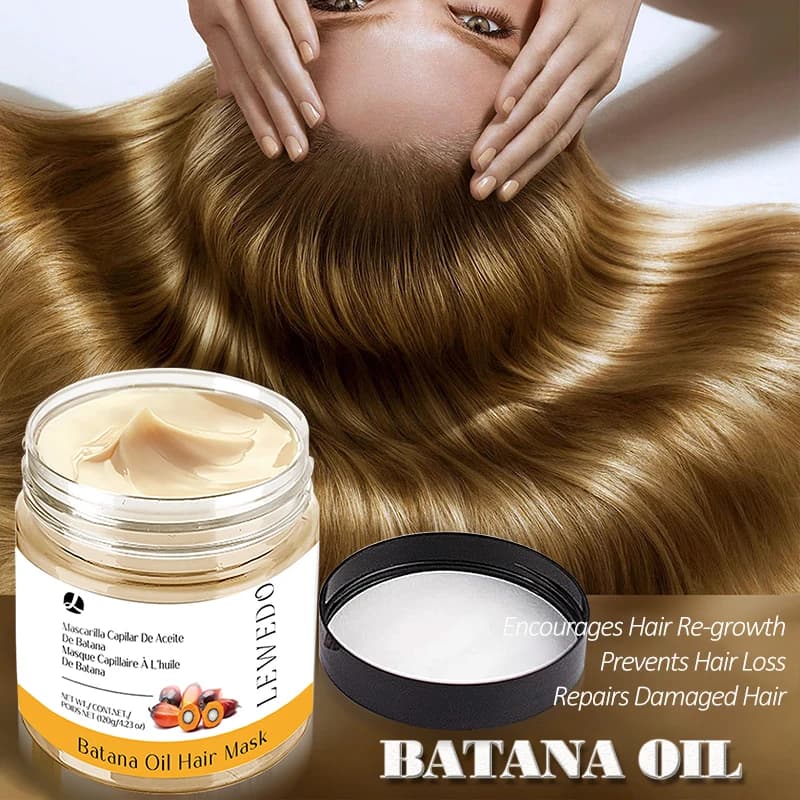 Après-shampoing à l'huile de Batana biologique pour cheveux secs et crépus