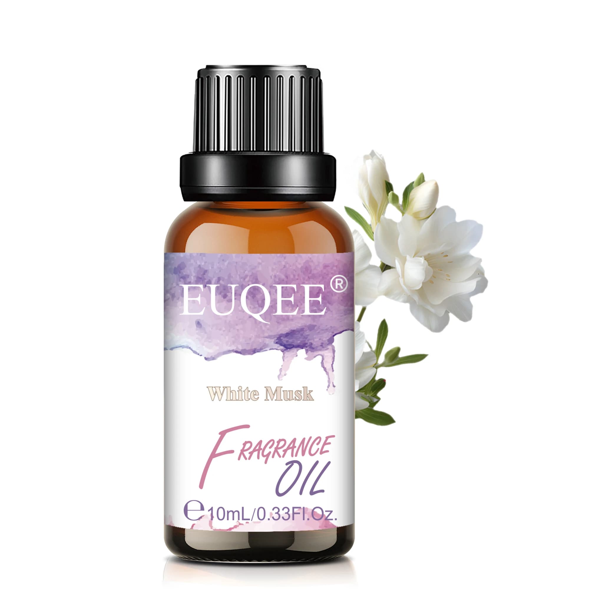 EUQEE 10ml huile parfumée noix de coco et vanille pour diffuseur d'aromathérapie bébé poudre gomme à bulles musc blanc brise de mer huiles parfumées
