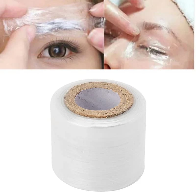 1 rouleau 200M utilisation des yeux film plastique transparent tatouage sourcil