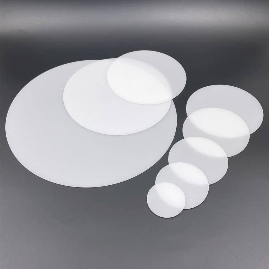 Lentille diffuseur de lampe torche LED, filtre DIY, couvercle de lampe rond blanc laiteux en PC, 35 45 50 60 65 70 75 85 92 100 110 120 130 190 mm