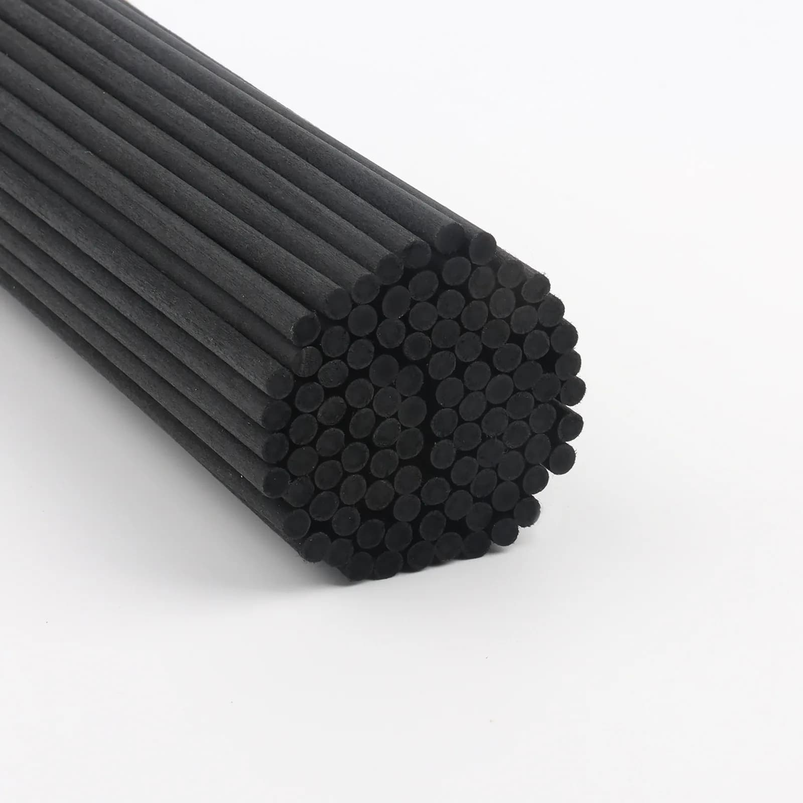 100 pièces L50/40CM X Dia5/4/3MM tiges de diffuseur de fibres de roseau noir de haute qualité pour la maison, bâtons de rotin d'aromathérapie accessoires de parfum