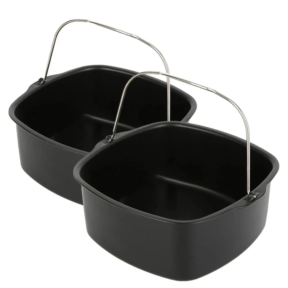 Plateau de cuisson de gâteaux antiadhésif pour friteuse à Air, panier pour plat de cuisson Philips, poêle à Air, accessoires de cuisine, panier de cuisson