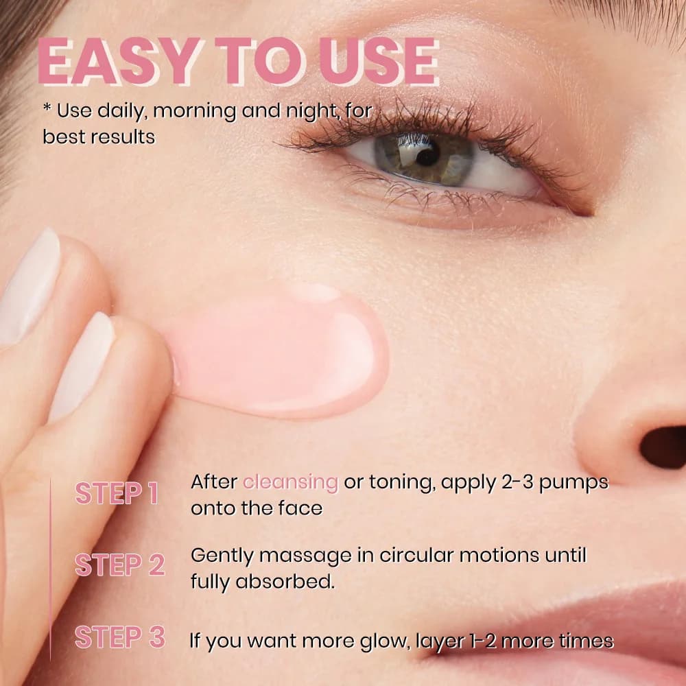 Sérum au collagène et peptides pour affiner les pores