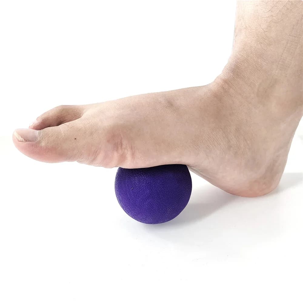 Balle de Fascia TPE pour Lacrosse, exercice de Relaxation musculaire, sport, Fitness, Yoga, boule de Massage aux cacahuètes, Point de déclenchement, soulagement de la douleur au Stress
