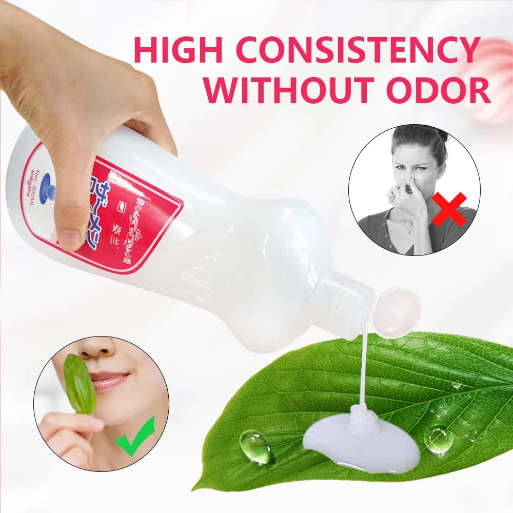 Lubrifiant pour le sexe de 500Ml, huile de Massage sexuelle à base d'eau pour jeu de Couple, lubrifiant visqueux blanc lait pour adultes, produits vaginaux et anaux, jouet sexuel