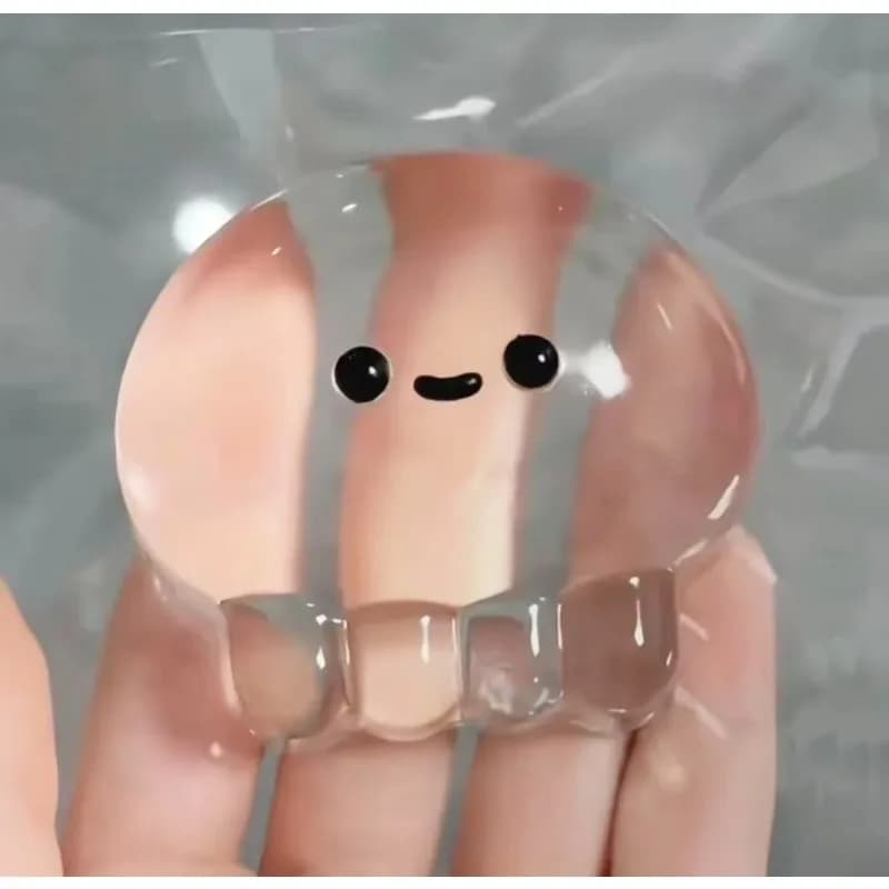 Squishy super doux et super mignon en forme de méduse et d'ours, à remontée lente, anti-stress, décompression sensorielle, cadeau fantaisie pour adultes