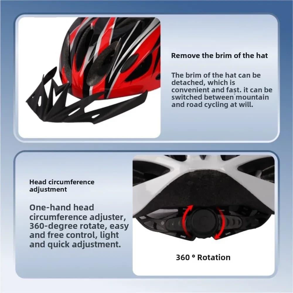 Casque de vélo pour adultes, sûr et confortable, unisexe, casque de protection, léger et confortable, réduit la résistance au vent, équipement de cyclisme