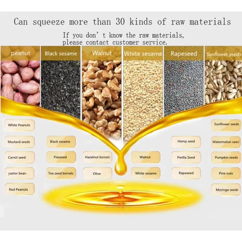 Presse à huile froide industrielle personnalisée, 500 KG/H, Olive, cacahuètes, tournesol, basilic, équipement de ligne de traitement Commercial
