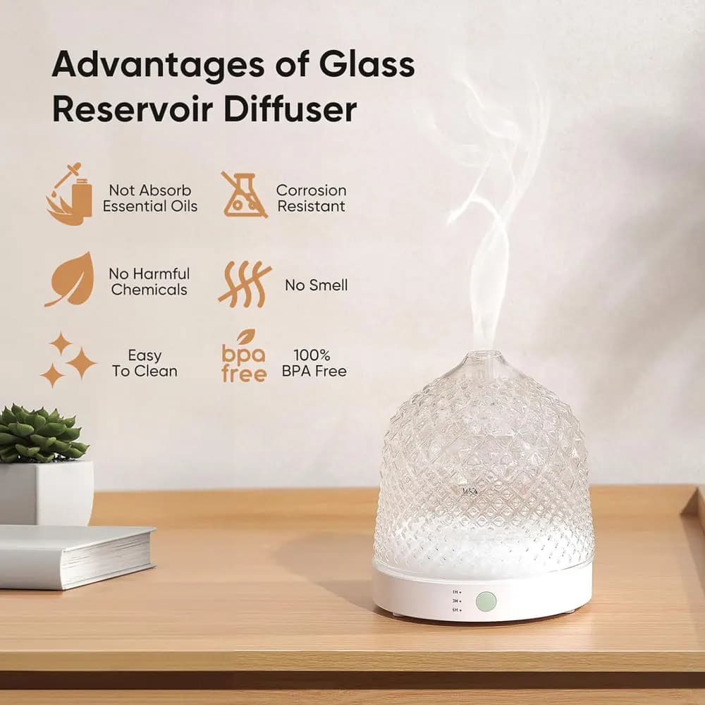 Diffuseur d'arôme ultrasonique en verre électrique