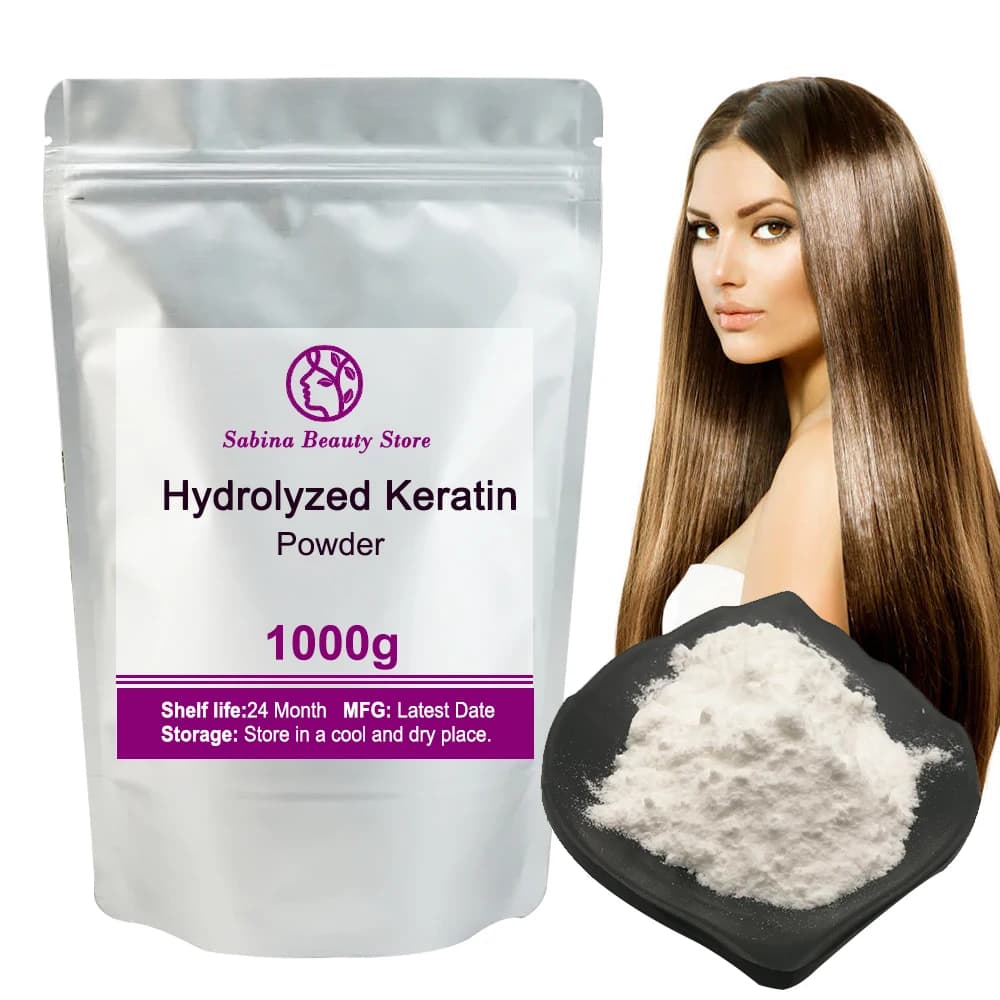 Poudre de KerBrian hydrolysée pour les soins capillaires, soin hydratant et réparateur, offre spéciale