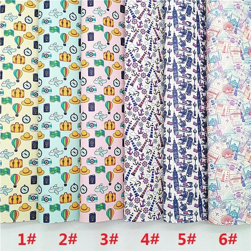 Mini Rouleaux de 30x134cm en Faux Cuir Synthétique Personnalisé