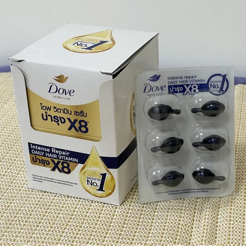 Capsules d'huile capillaire thaïlandaise
