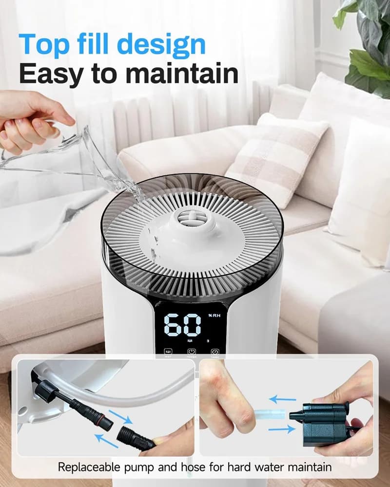 Humidificateur ultrasonique domestique 16L