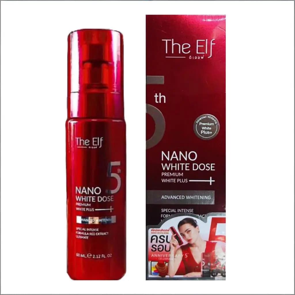 Sérum Nano White Dose The Elf 60 ml avec blanchiment avancé pour un éclaircissement instantané et un éclat radieux dans votre routine de soin de la peau